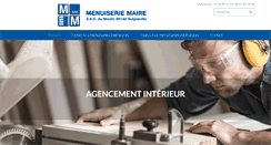 Desktop Screenshot of menuiseriemaire.com